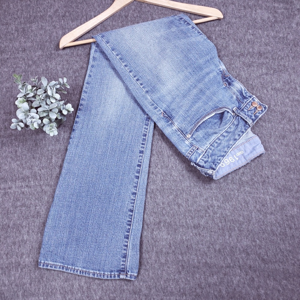 Gap 1969 Light Wash Perfect Boot Cut Jeans